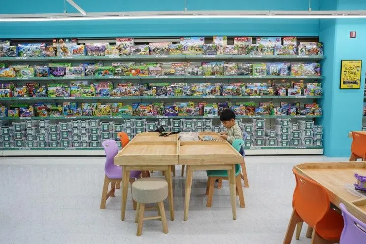 세종나성 레고방 아이가 즐거워하는 블럭팡 세종점