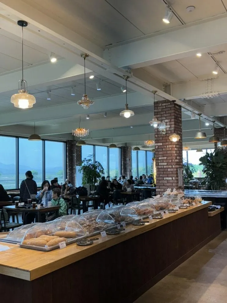 가족들이 함께 오기 좋은 파주 임진강 카페 다온숲 풀빛정원