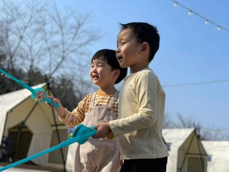 서울 근교 아이랑 가기 좋은 곳 안성 바베큐장 산정원