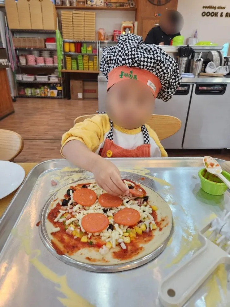 부천 키즈 쿠킹클래스 쿡앤아트요리체험학습장 부천점 피자...