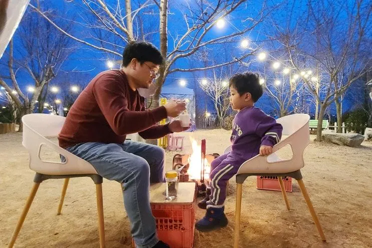플레이스 콤마 불멍 너무 좋았다