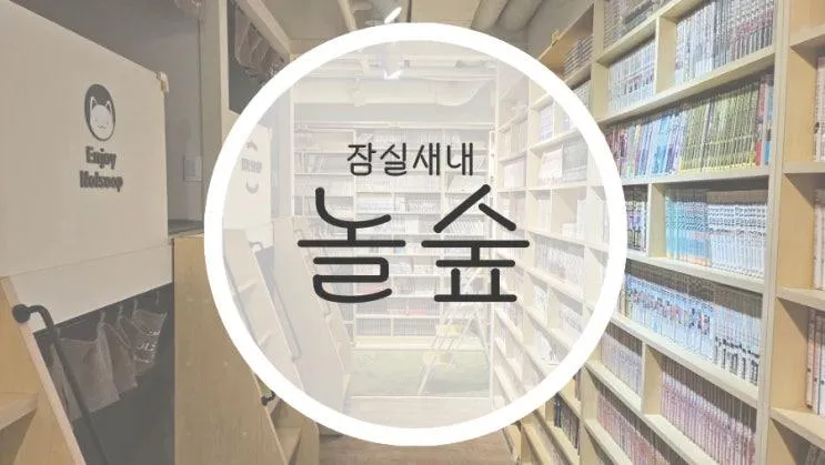 잠실 만화카페 <놀숲> 잠실새내점 방문 후기 | 잠실 가볼만한곳...