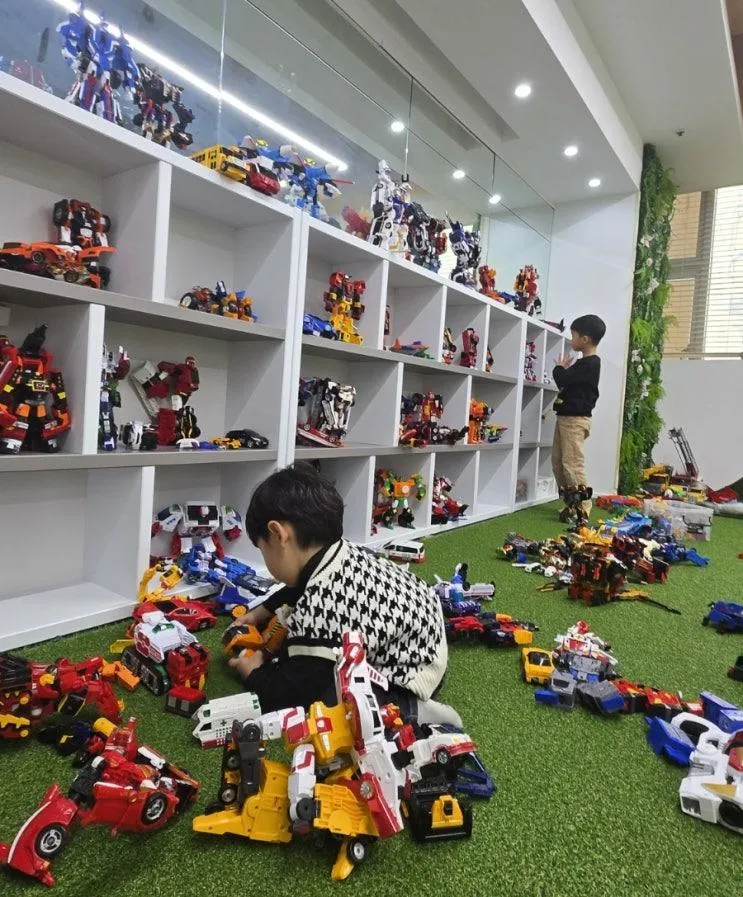 김포 에그퐁 후기｜5살 아들 완전 취향저격한 장난감 천국 키즈플레이존