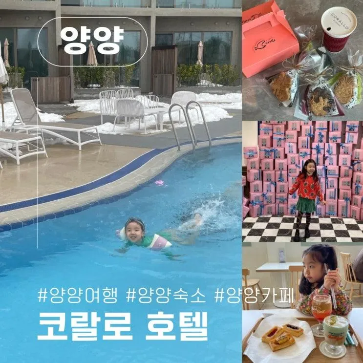 강원도 속초 양양 강릉여행 속초카페 웨일즈도넛 양양호텔 코랄로바이조선 사계절 온수풀 수영장 강릉카페 체크이스트