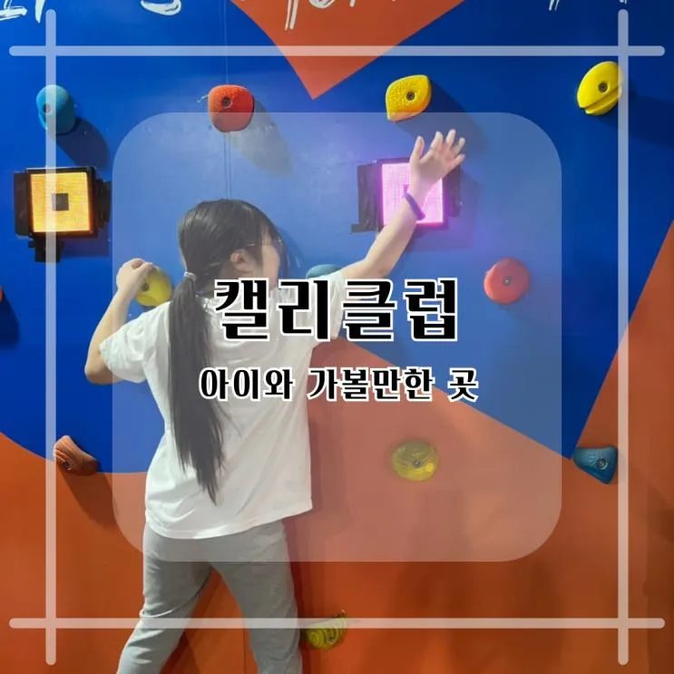 아이와가볼만한곳 캘리클럽 청담점 다녀왔어요