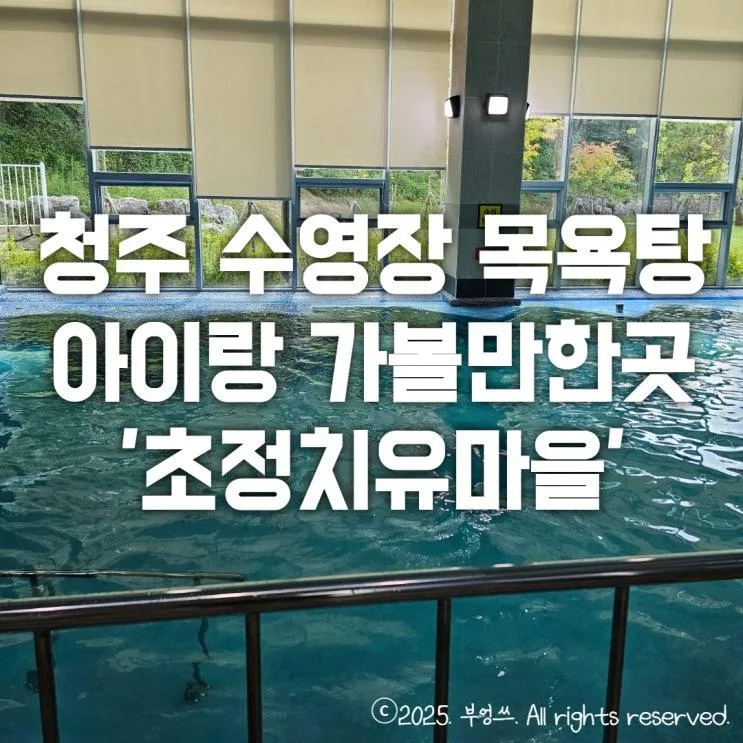 청주 수영장 목욕탕 추천 아이랑 가볼만한곳 '초정치유마을... 