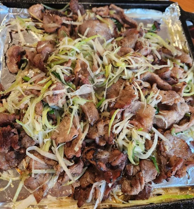 시흥 물왕저수지 고기집  불향집 물왕호수본점 연탄 불고기 맛집