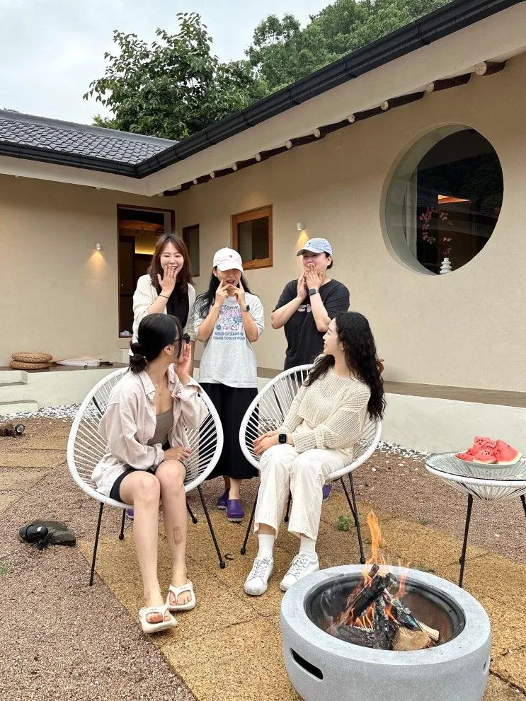 대전 근교 촌캉스 풀빌라 옥천 스테이더담 도율점 5인 숙소... 