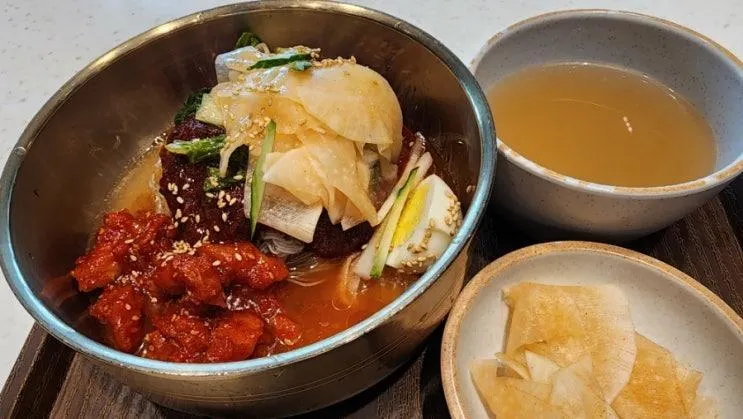 대전 현대프리미엄아울렛 추천 가성비 맛집 푸드코트 한솔냉면