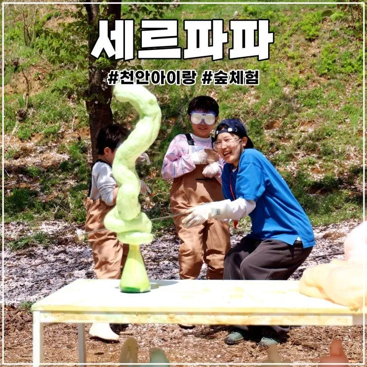 천안 아이랑 가볼만한곳 숲체험 키즈클래스 세르파파 준비물... 