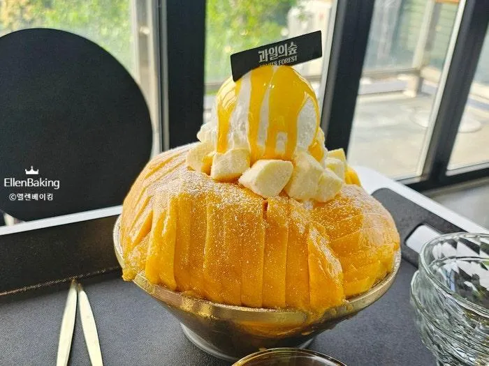 파주 빙수 맛집, 과일의숲 파주직영점