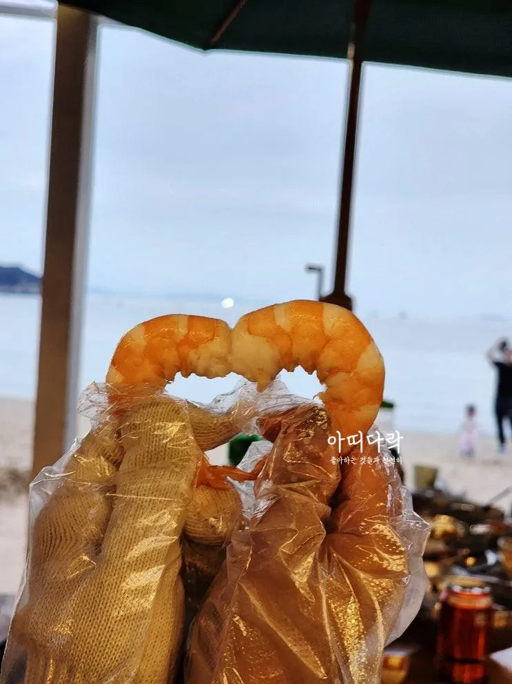 인천 을왕리 대하구이 맛집 바다 바로 앞 신안횟집 내돈내산