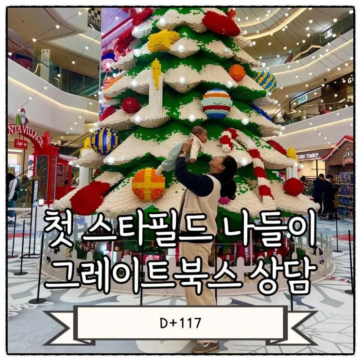 [육아일기 117일] 아기와 첫 스타필드 나들이, 안성스타필드 그레이트북스 위치 및 상담