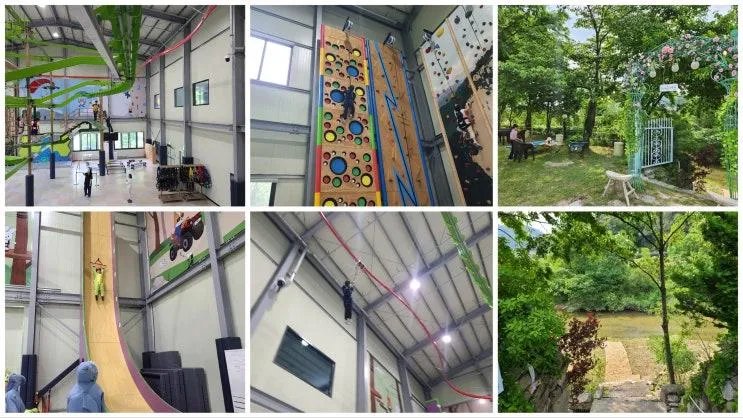 용화산 산림복합체험센터 레포츠체험, 벤첼리 카페 (23.5.20) - 춘천 용화산자연휴양림 산림레포츠, 로프 어드벤쳐, 아이와 가볼만한 곳, 예약 및 이용팁