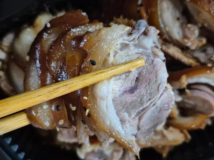용산역 족발 배달 장기동 예담족발 죽전점 사이즈대 쟁반국수