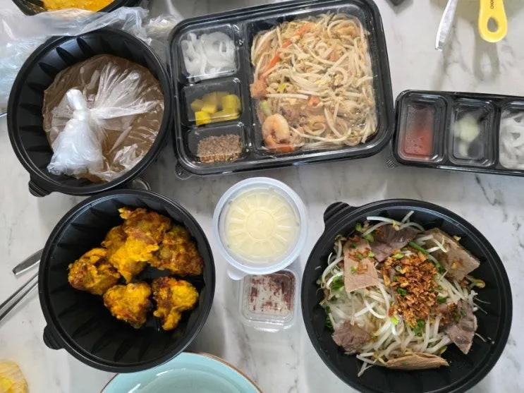 부산 시청역 쌀국수 배달 맛집 월남면반, 쿠팡이츠로 즐긴 푸팟퐁커리 팟타이 솔직후기