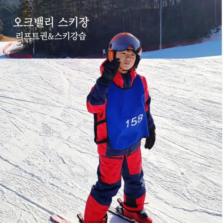 오크밸리 스키장 리프트권 8살 아이랑 스키강습 후기