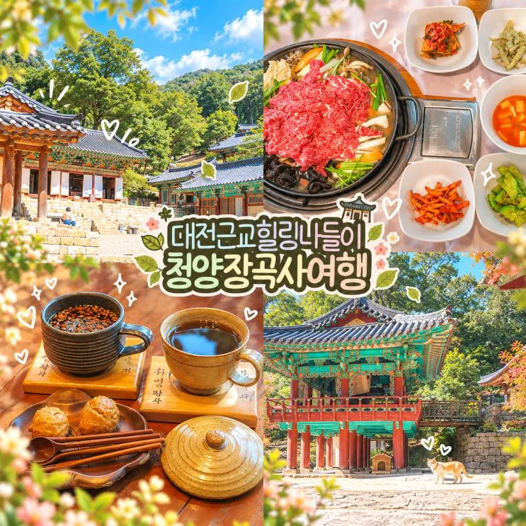 청양 가볼만한곳 장곡사 식당 카페 대전근교 여행 나들이