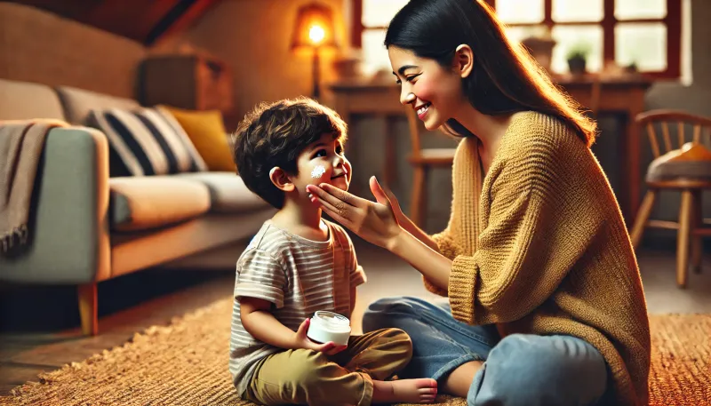 우리 아이 건조한 피부 관리법을 알아볼까요?