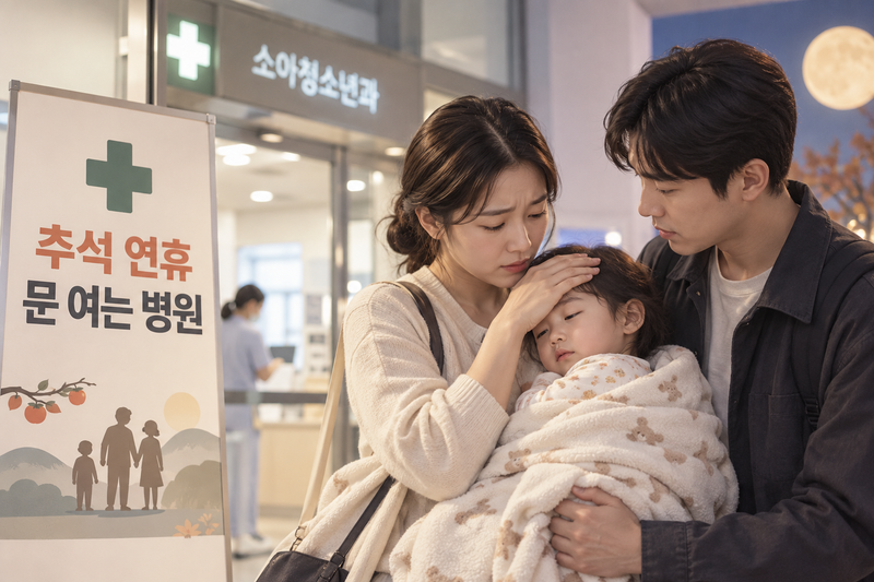 추석 연휴에 아이가 아프면? 문 여는 병원 찾는 법
