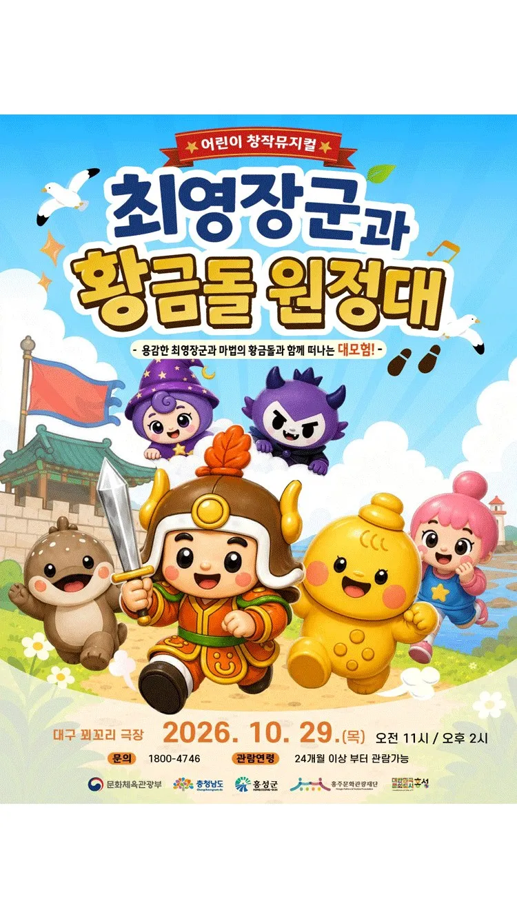 <뮤지컬> 최영장군과 황금돌 원정대 (26/10/29)