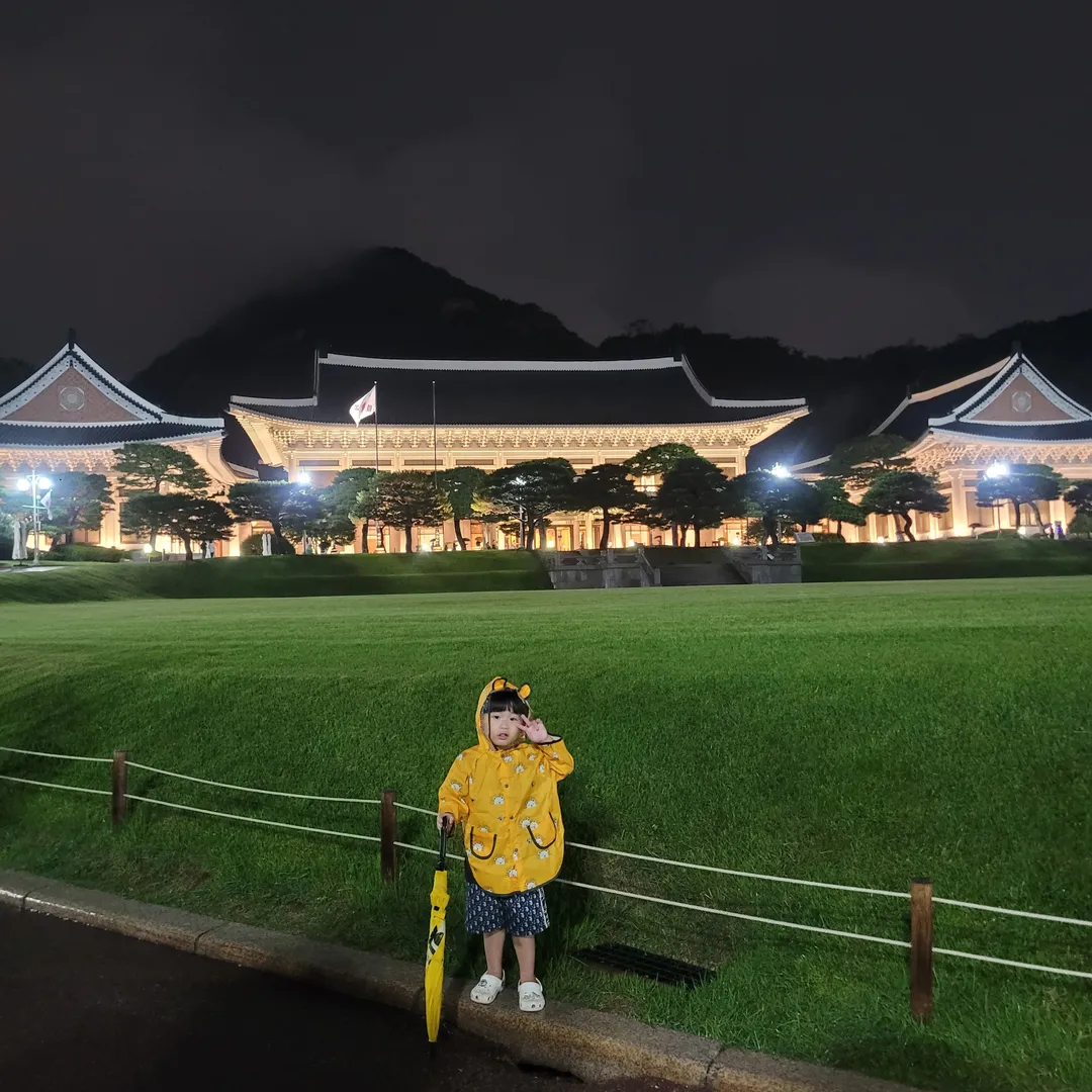 청와대 밤의 산책