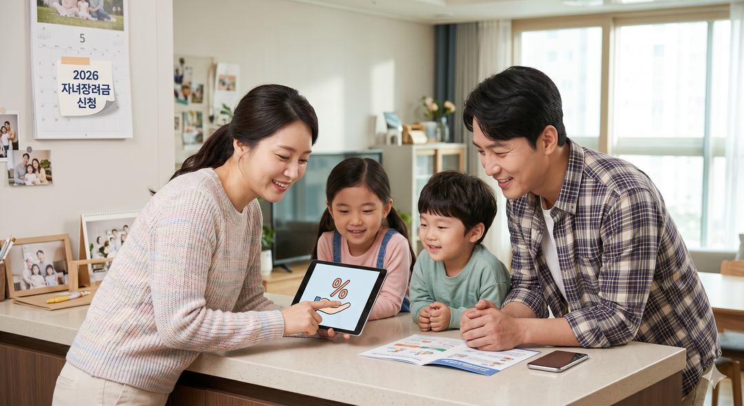 자녀 당 최대 100만원? 2026 자녀장려금 신청 정보 총정리