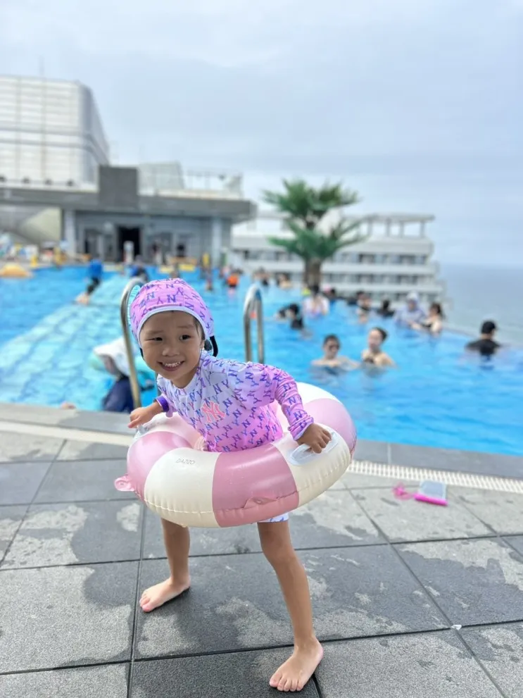 강릉 세인트존스 호텔 수영장 , 16층 아이랑 오션풀 후기