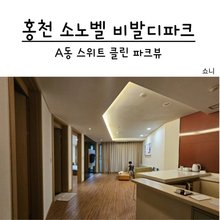 홍천 소노벨 비발디파크 숙소 A동 스위트 클린 파크뷰, 부대시설