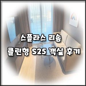 [덕산 스플라스 리솜] 스테이타워 클린형 S25 아이랑 숙박 후기