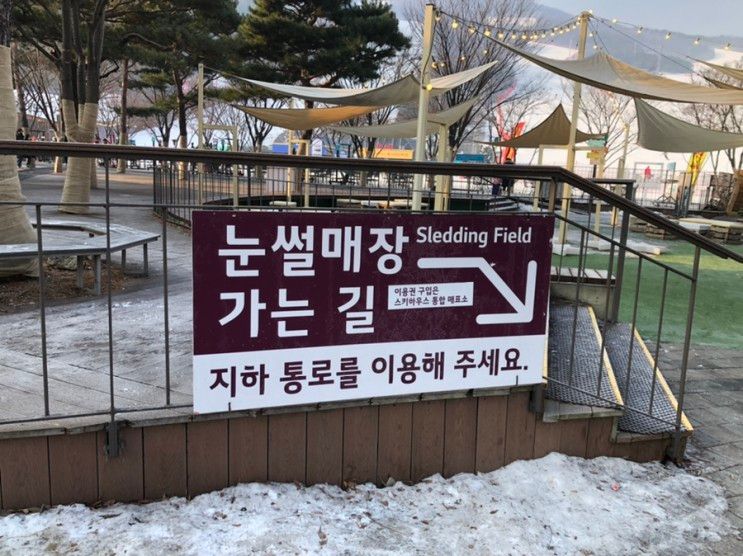곤지암 눈썰매장 경기 광주 아이랑 가기 좋은 곤지암리조트...