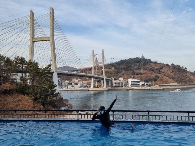 여수여행 숙소 추천 헤이븐 호텔(이사부크루즈+조식+수영장)