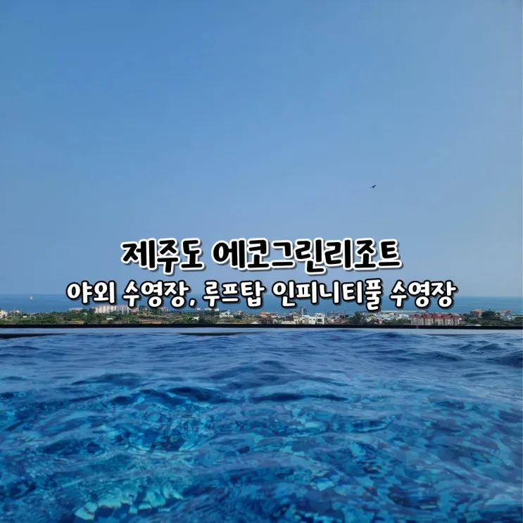 제주 에코그린리조트 수영장 인피티니풀 사계절 미온수...