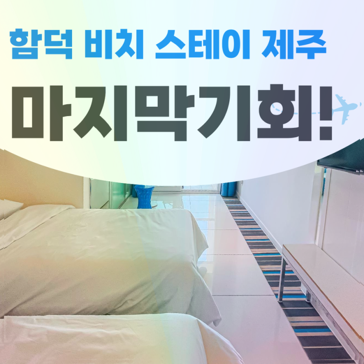 함덕 비치 스테이 제주  수영장 부대시설 추천이유