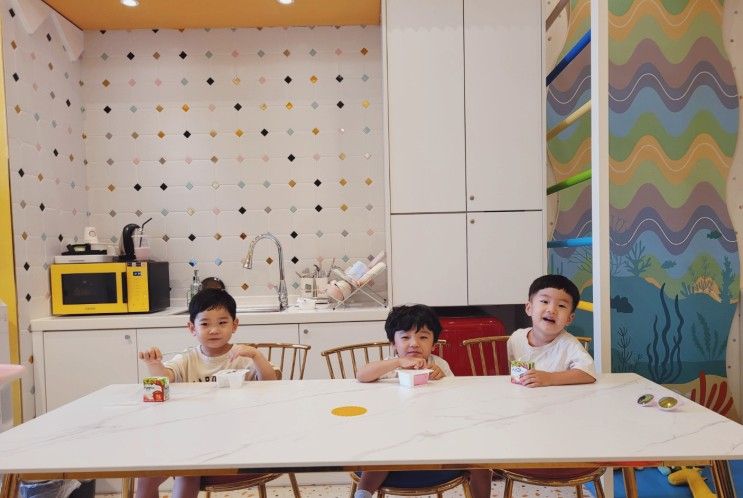 4살 아이랑, 남포동 아몬드키즈풀빌라,