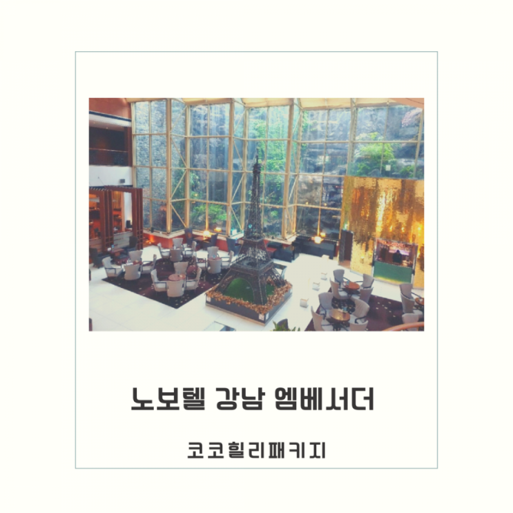 노보텔 앰배서더 서울 강남 코코힐리패키지(조식,수영장) -호캉스