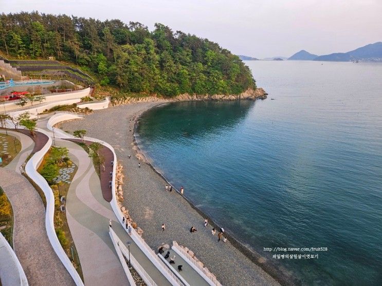 거제여행 한화리조트 거제벨버디어 숙박, 조식, 몽돌해변