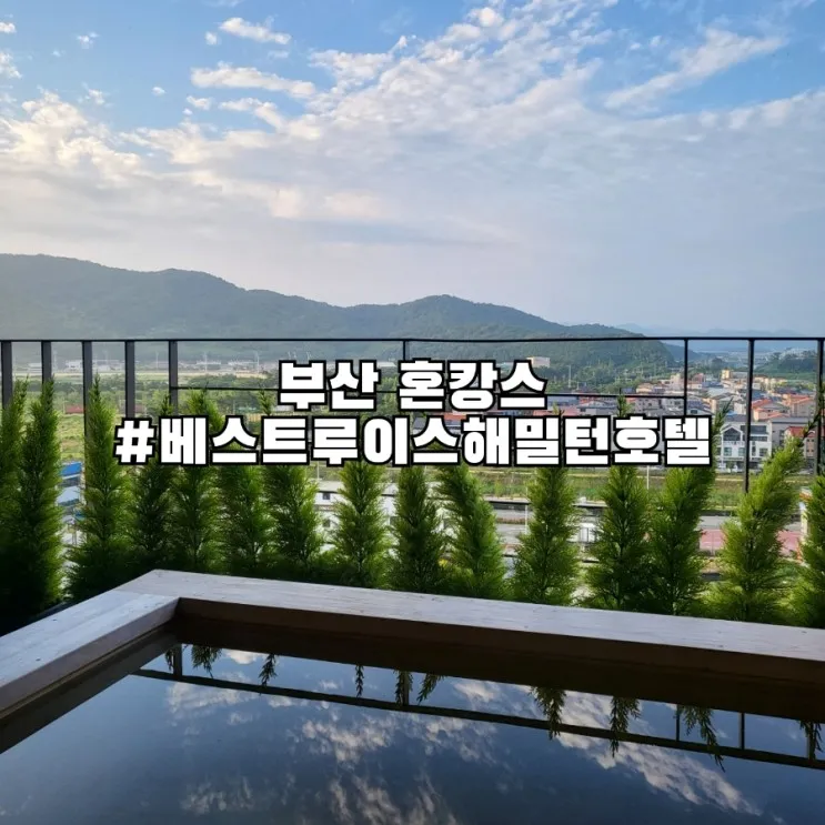 부산 혼캉스 범방베스트루이스해밀턴호텔 히노끼탕 재방문...