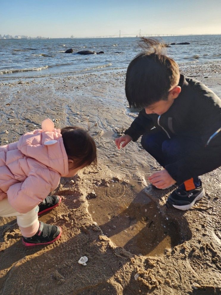 영종도 아이와 가볼만한 곳. 추울때 보는 바다풍경