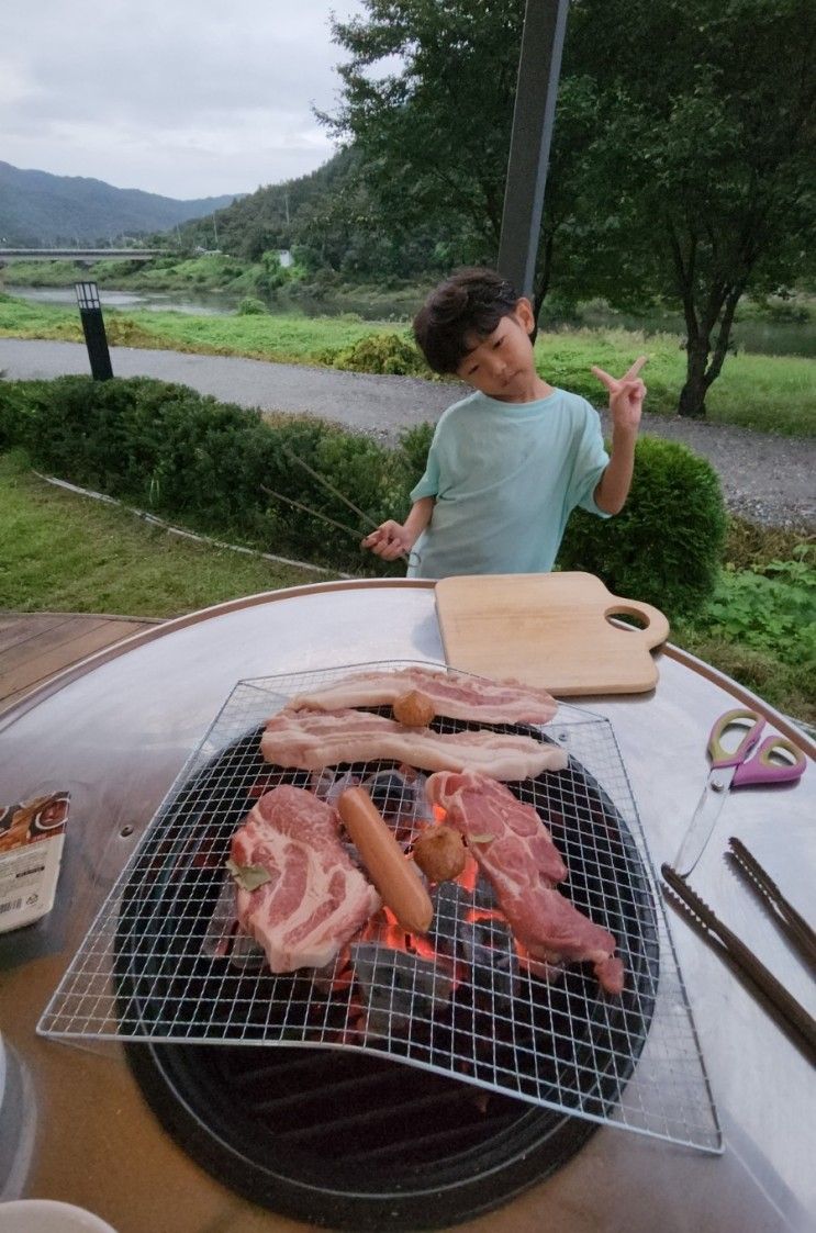 홍천강 물멍하기좋은 게르체험 홍천글램핑장 몽고몽고글램핑