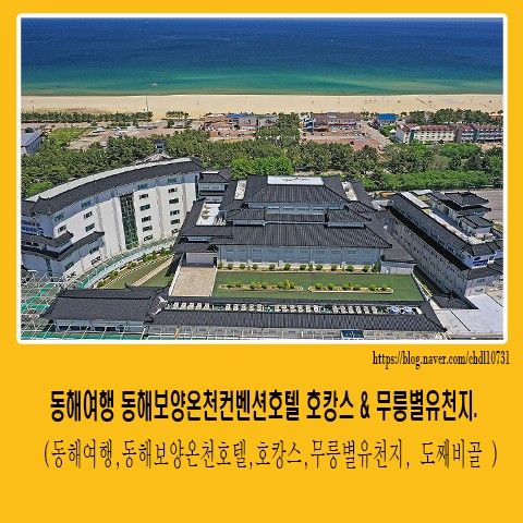 동해여행 동해보양온천컨벤션호텔 호캉스 & 무릉별유천지