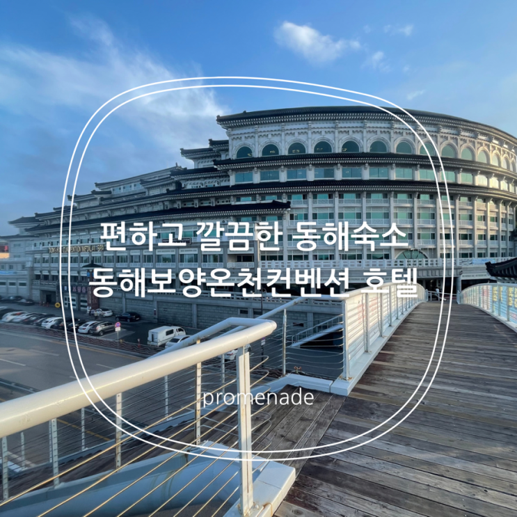 편하고 깔끔한 동해 숙소 추천, 동해보양온천컨벤션 호텔 후기