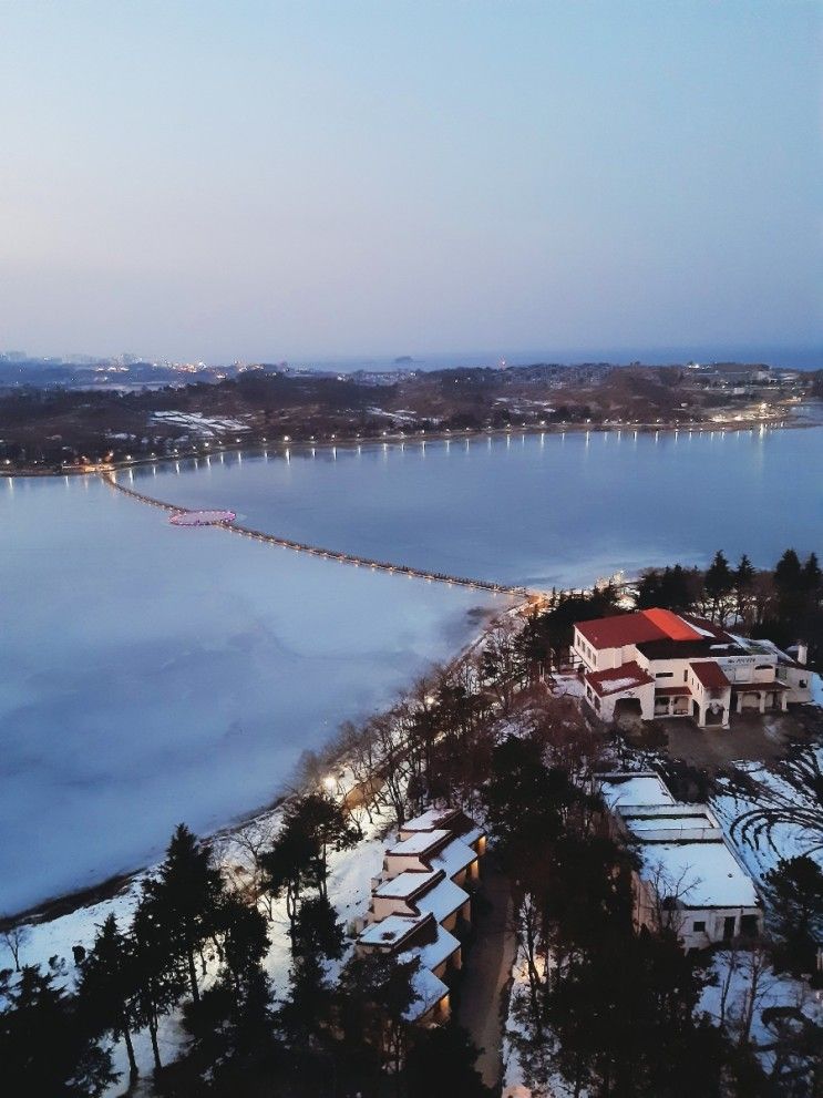 신세계 영랑호 리조트  몽환적 호수뷰