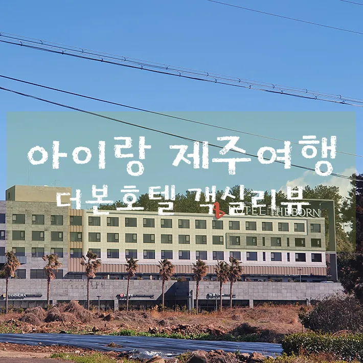10개월 아이랑 제주도여행 - 더본호텔제주 디럭스 트리플...