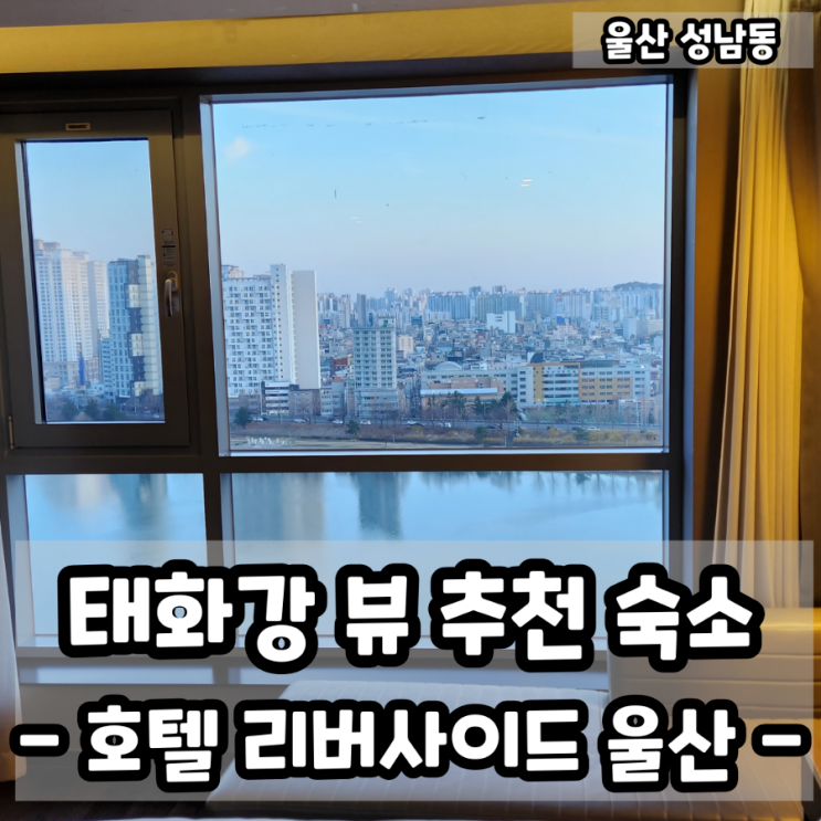 울산 리버사이드 호텔! 성남동 태화강 뷰 추천 숙소!