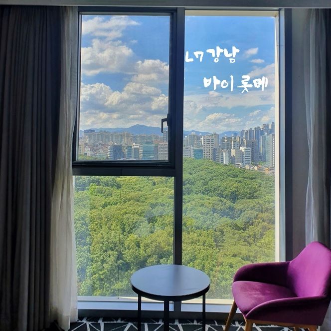 L7 롯데 바이 강남 스텐다드 더블 선정릉뷰 숙박 후기