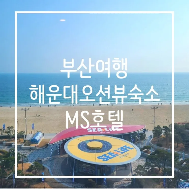부산여행 부산호텔 해운대호텔 오션뷰 MS호텔/엠에스호텔...