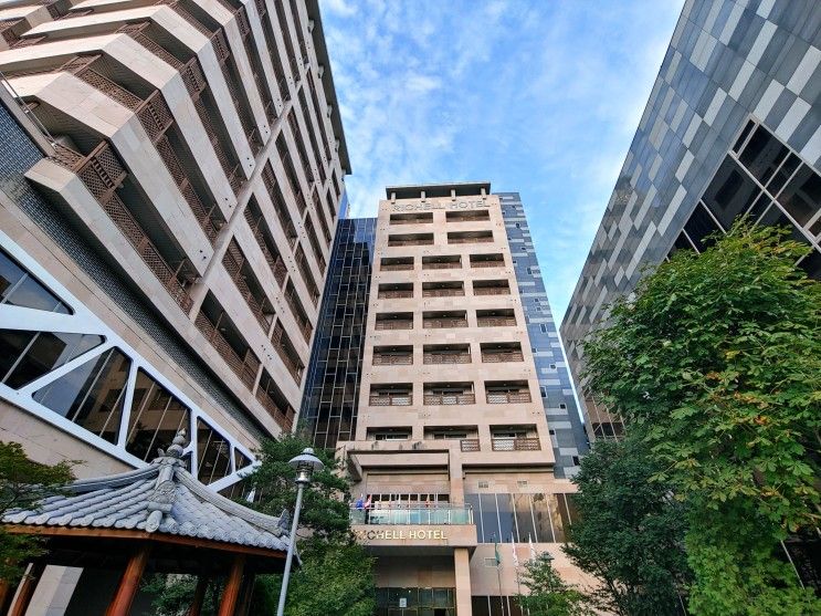 안동 호텔은 2성급 안동 리첼호텔  취사 가능, 디럭스 트윈룸 보기