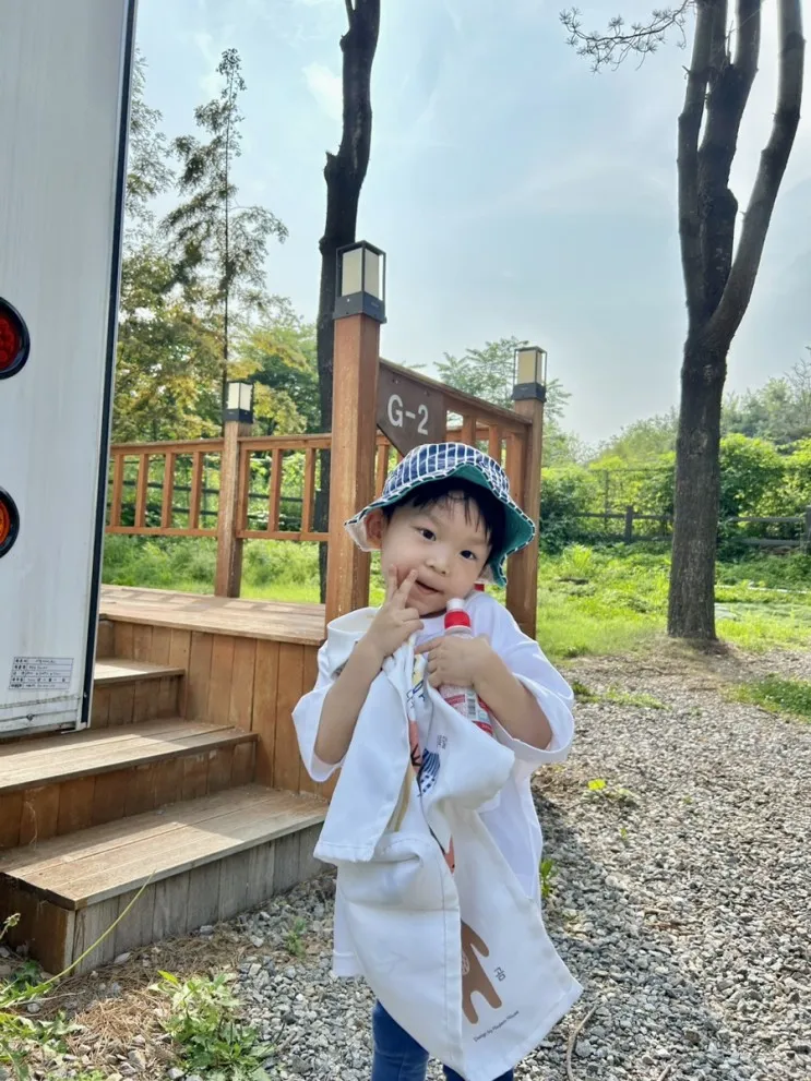 [수원 솔내음 캠핑장] 아이와 카라반 캠핑 즐기기!