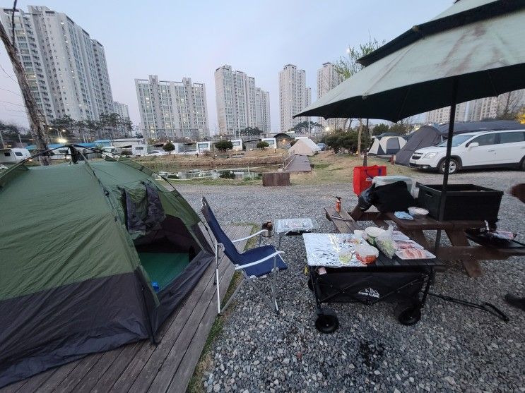 시흥, 안산, 배곧 부근 캠핑장 !! ( 작은쉼터캠핑장 )